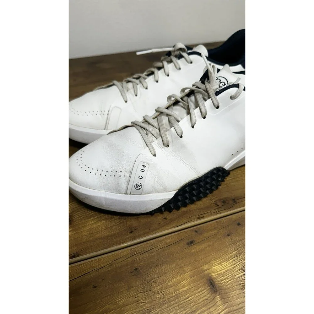 G/Fore G.112 Golf Shoes Mens 12 White Spikeless Sneaker Lace Up Low